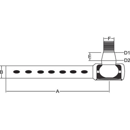 Rotule de direction UNIVERSEL SHP024KR