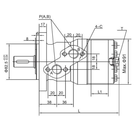 Moteur orbital GOPART SMP50A225YGP