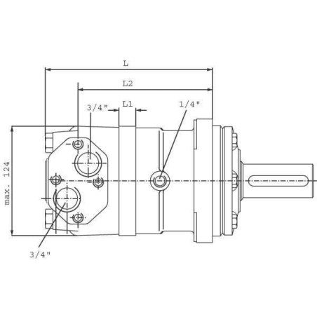 Moteur orbital GOPART SMT6304MDGP