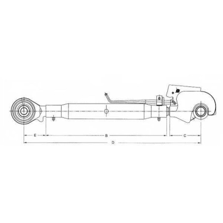 Barre de poussée UNIVERSEL TLC5403022KR