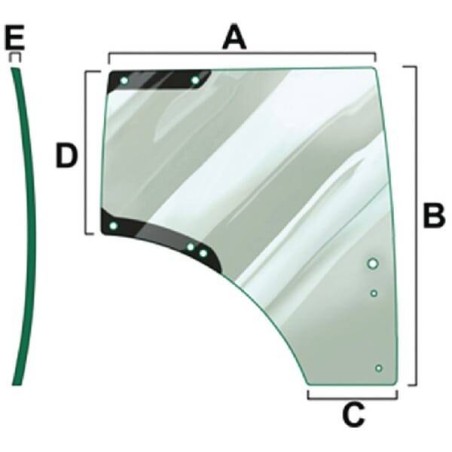 Vitre de porte VAPORMATIC VPM7431