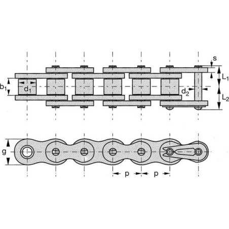 Chaîne REX-PRO KE140