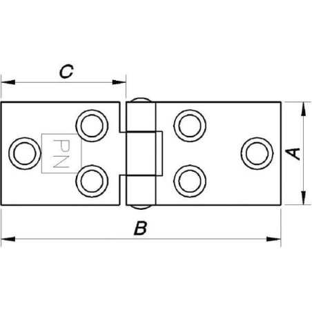 Charnière UNIVERSEL 0960170608907