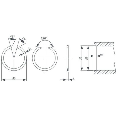 Circlip IDC BR115