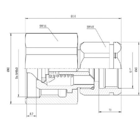 Coupleur DNP SKSM25C12HEX