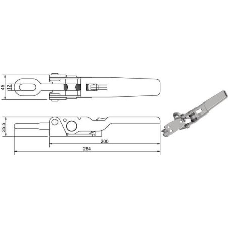 Charnière UNIVERSEL 770032KR