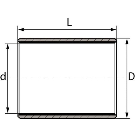 Palier lisse INA EGB0510