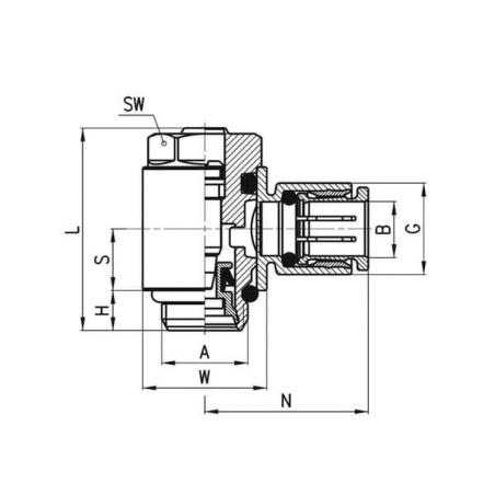 Limiteur débit CAMOZZI PSCU606148