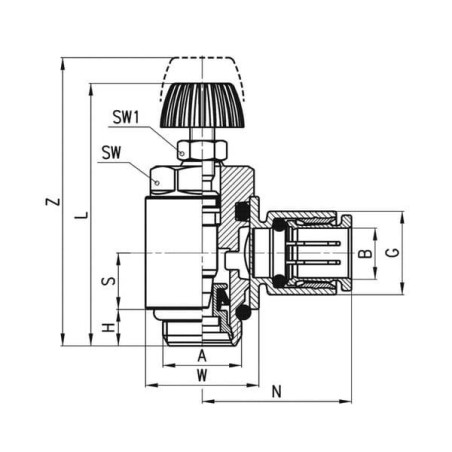 Limiteur débit CAMOZZI PMCU702M56