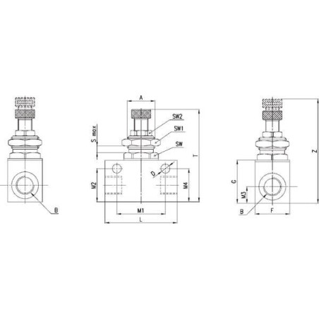 Limiteur débit CAMOZZI RFU48318