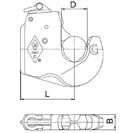 Crochet de liaison WALTERSCHEID 1208557