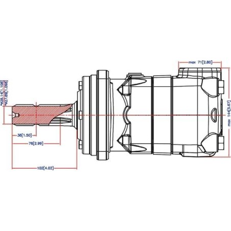 Moteur DANFOSS OMT200151B3019