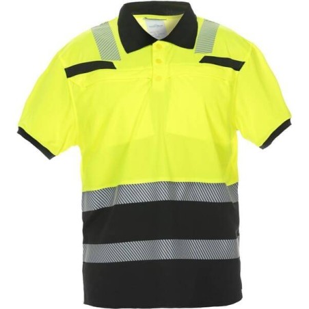 Polo à manches courtes jaune-noir taille 2XL HYDROWEAR 040445YB2XL