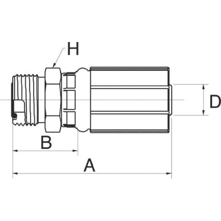 Raccord GATES 12G16MFFOR