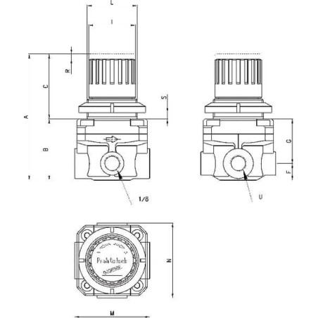 Régulateur CAMOZZI M004R11