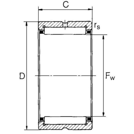 Roulement à aiguilles SKF NK2620SKF