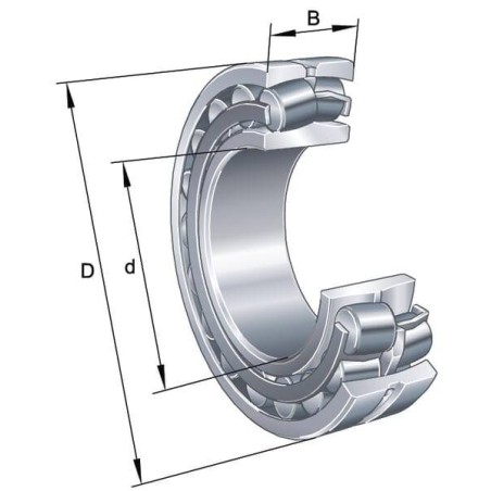 Roulement à rouleaux sphériques 55x120x43mm INA/FFAG 22311E1