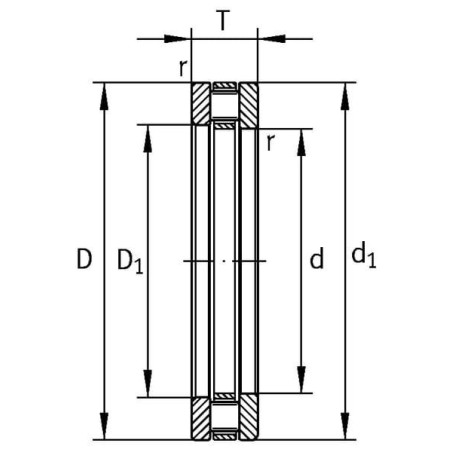 Roulement SKF K81104TN