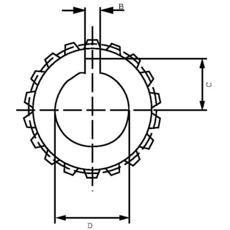 Accouplement BORELLI MO3024