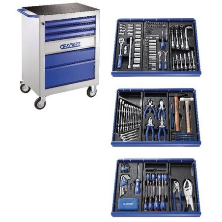 Servante d'atelier avec kit 209 outils EXPERT E220314