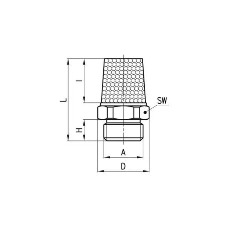 Bouchon en laiton CAMOZZI 293118