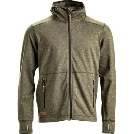 Sweat en molleton à fermeture et à capuche vert taille 2XS UNIVERSEL KW5011201802044