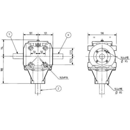 Boîtier de transmission COMER 278010