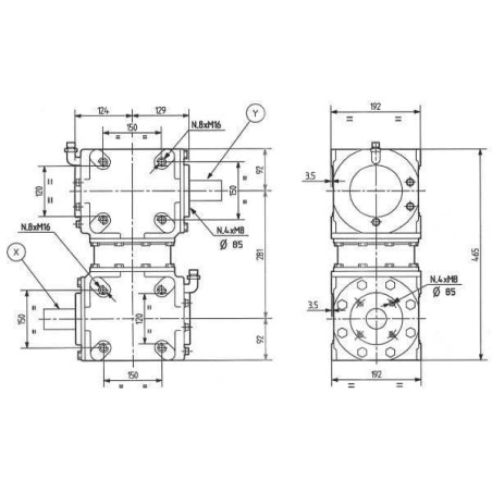 Boîtier de transmission COMER 27933100