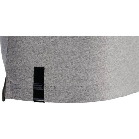 Tee-shirt boutons gris chiné 4XL UNIVERSEL KW207810066062