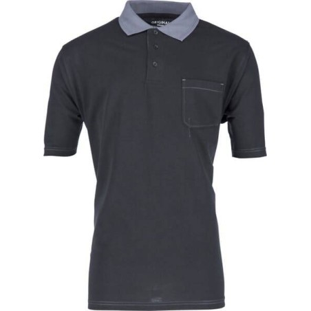 Tee-shirt polo noir-gris taille 3XL UNIVERSEL KW106730089060