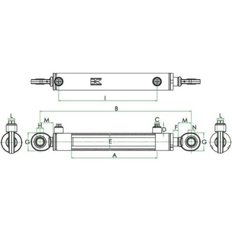 Vérin D45-80-150 GK UNIVERSEL D4580150GK