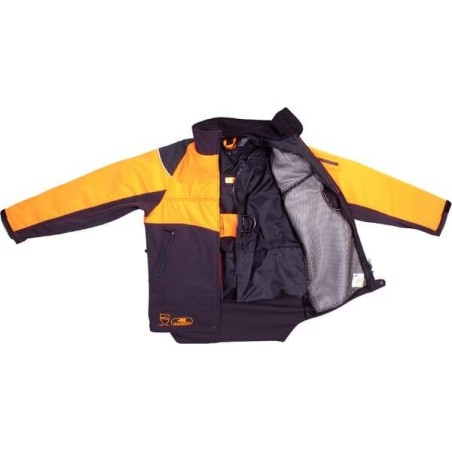 Veste bûcheron rouge-jaune taille L SIP 1SIA907L