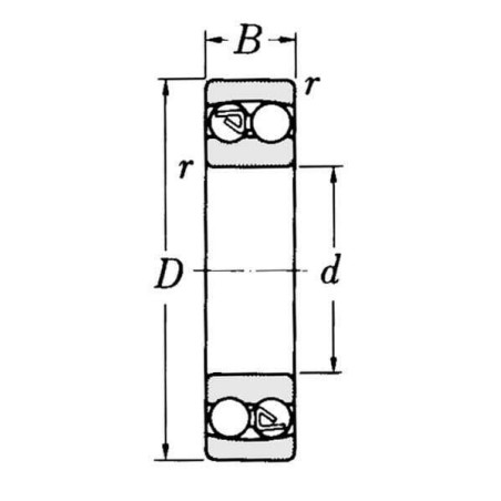 Roulement UNIVERSEL NWB01099