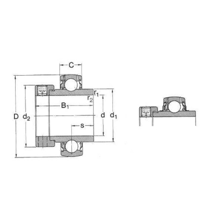 Roulement UNIVERSEL NWB01090