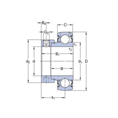 Roulement SKF YET20315SKF