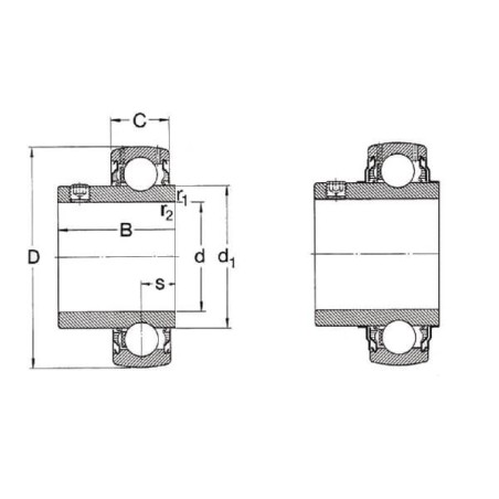 Roulement SKF 7500YAT205