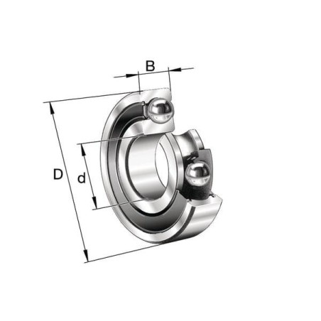 Roulement rainuré à billes INA/FFAG 62305A2RSRC3