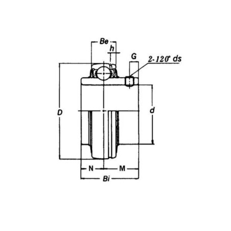 Roulement interne GOPART UC207GP