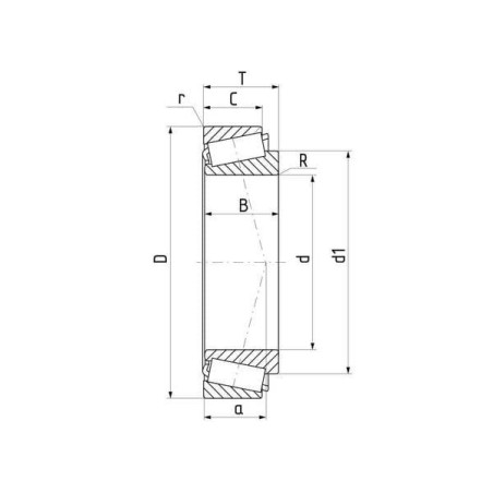 Roulement à rouleaux côniques SKF 750032209