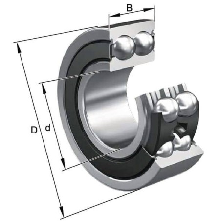 Roulement à contact oblique INA/FFAG 32052RSC3