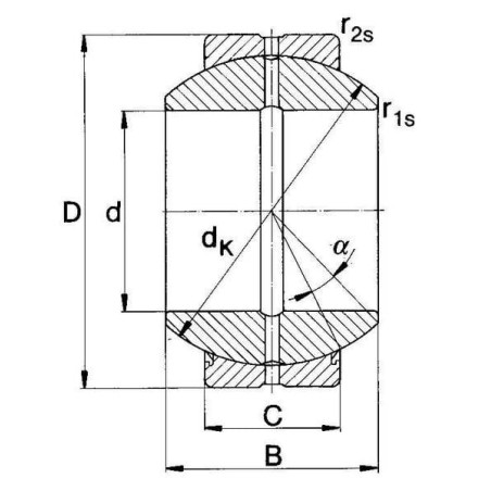 Roulement MAC-POWER GE20FO2RS