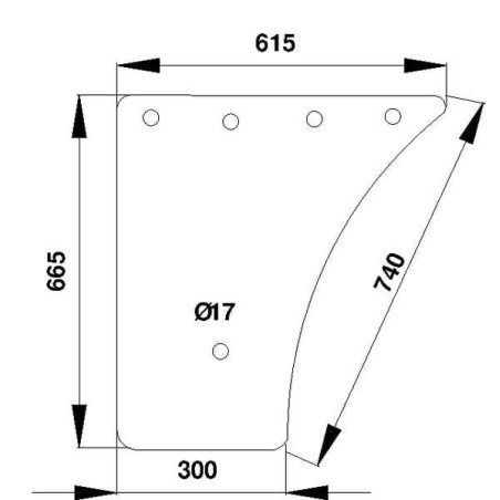 Vitre de porte UNIVERSEL 297810030510N