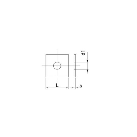 Rondelle carrée M16 UNIVERSEL WS16754TV