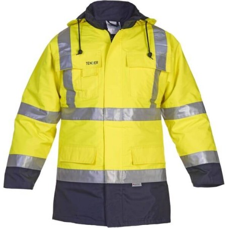 Parka haute visibilité jaune - bleu marine taille XL HYDROWEAR 051005XL