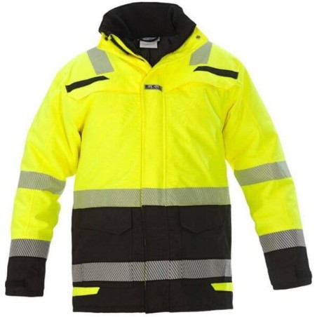 Parka d?hiver haute visibilité jaune - noir taille S HYDROWEAR 072398YBPS