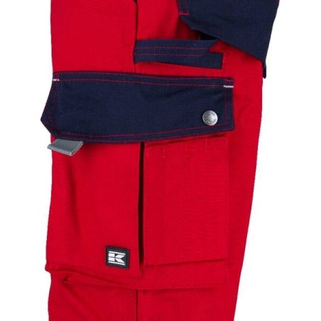 Pantalon de travail rouge - bleu marine XL UNIVERSEL KW102030080098