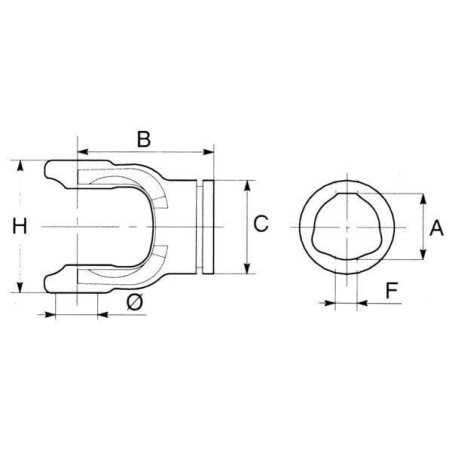 Mâchoire GOPART PTO910ITYGP