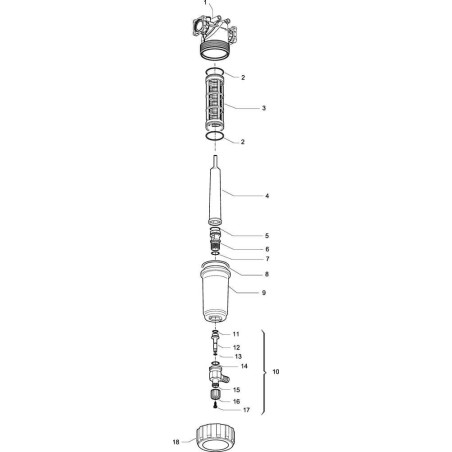 Filtre de pression ARAG 32691135