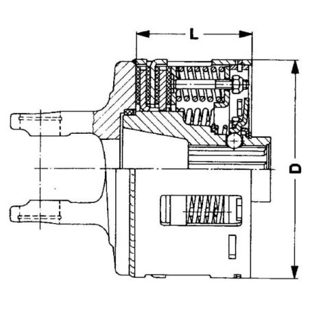 Limiteur à friction avec ressorts WALTERSCHEID 5614151210