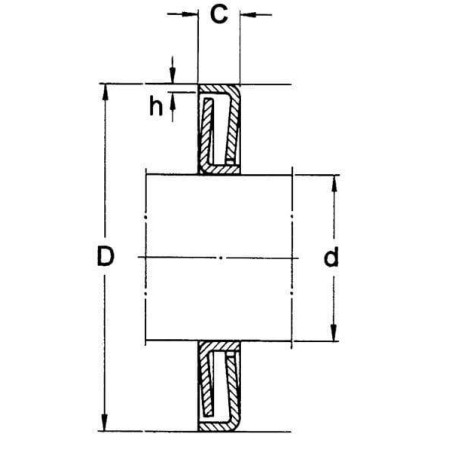 Joint labyrinthe SKF Z206FSKF